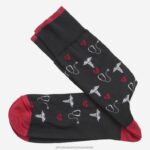 Accessory Black XB6RX1024 Johnston & Murphy Men Medical Socks