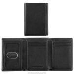 Accessory Black XB6RX1085 Johnston & Murphy Men Tri-Fold Wallet