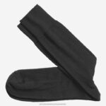 Accessory Black XB6RX923 Johnston & Murphy Men Wool Ribbed Socks