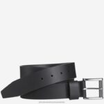 Accessory Black XB6RX970 Johnston & Murphy Men Roller Buckle Belt