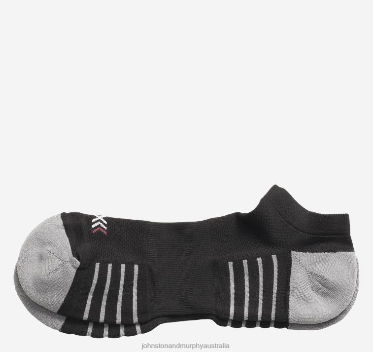 Accessory Black XB6RX987 Johnston & Murphy Men XC4 Performance Ankle Socks - Image 1