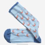 Accessory Blue XB6RX1012 Johnston & Murphy Men Crab Socks
