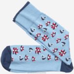 Accessory Blue XB6RX1131 Johnston & Murphy Men Lifesaver Shark Socks