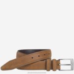 Accessory Brown XB6RX962 Johnston & Murphy Men Distressed Casual Belt