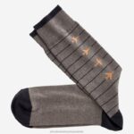 Accessory Charcoal XB6RX1079 Johnston & Murphy Men Airplane Socks