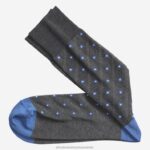 Accessory Charcoal XB6RX921 Johnston & Murphy Men Floating Diamonds Socks