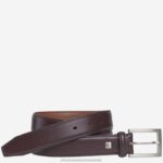Accessory Dark Burgundy XB6RX1059 Johnston & Murphy Men Dress Belt