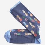 Accessory Denim XB6RX1176 Johnston & Murphy Men Pineapple Socks