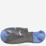 Accessory Gray Shark XB6RX1111 Johnston & Murphy Men High-Cut Liner Socks