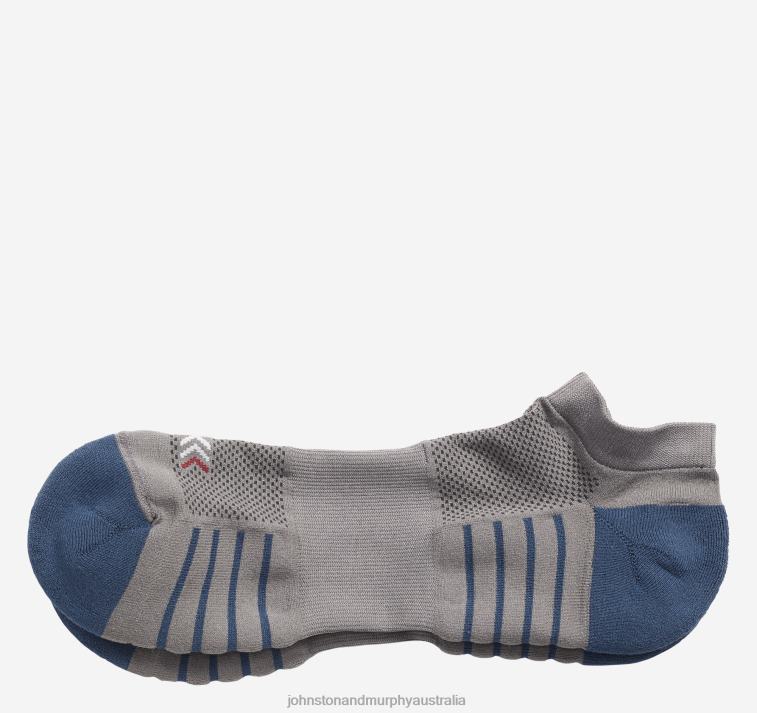 Accessory Gray XB6RX989 Johnston & Murphy Men XC4 Performance Ankle Socks - Image 1