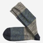 Accessory Khaki/Green XB6RX1054 Johnston & Murphy Men Heather Colorblock Socks