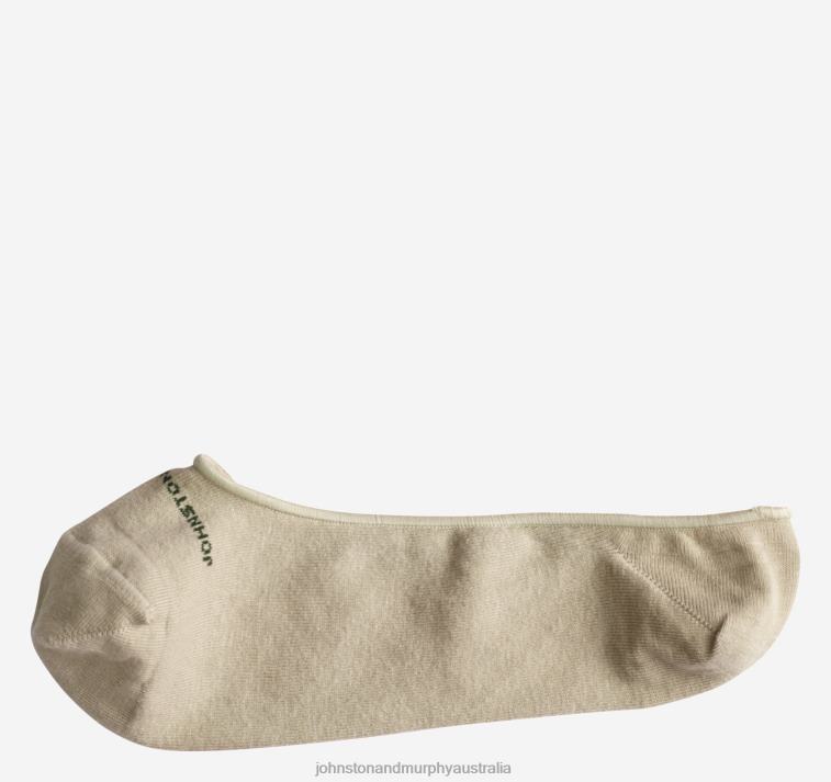 Accessory Khaki XB6RX1167 Johnston & Murphy Men Low Cut Liner Socks - Image 1