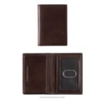 Accessory Mahogany XB6RX1109 Johnston & Murphy Men Italian Leather Bifold Card Case