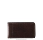 Accessory Mahogany XB6RX1151 Johnston & Murphy Men Italian Leather Magnetic Money Clip - Image 2