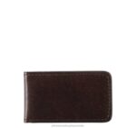 Accessory Mahogany XB6RX1151 Johnston & Murphy Men Italian Leather Magnetic Money Clip