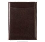 Accessory Mahogany XB6RX974 Johnston & Murphy Men Italian Leather Trifold Wallet - Image 2