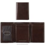 Accessory Mahogany XB6RX974 Johnston & Murphy Men Italian Leather Trifold Wallet