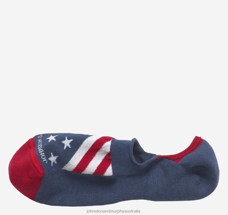 accessory_navy_flag_xb6rx1112_johnston_murphy_men_high_cut_liner_socks.jpg Accessory Navy Flag XB6RX1112 Johnston & Murphy Men High-Cut Liner Socks - Image 1