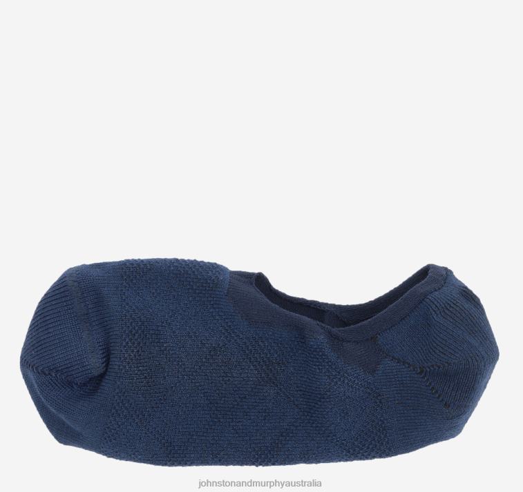 Accessory Navy XB6RX1278 Johnston & Murphy Women High-Rise Liner Sock - Image 1