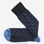 Accessory Navy XB6RX922 Johnston & Murphy Men Floating Diamonds Socks
