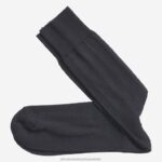 Accessory Navy XB6RX925 Johnston & Murphy Men Wool Ribbed Socks