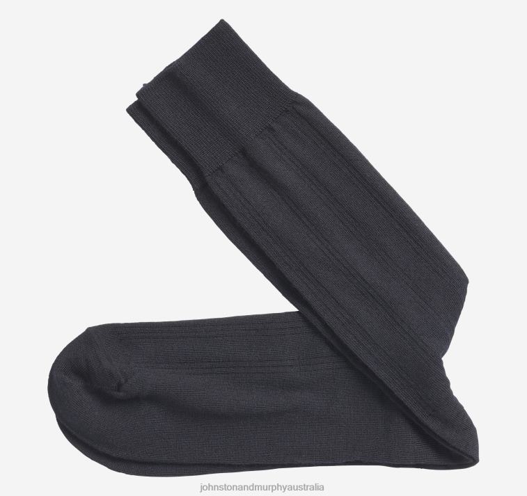 accessory_navy_xb6rx925_johnston_murphy_men_wool_ribbed_socks.jpg Accessory Navy XB6RX925 Johnston & Murphy Men Wool Ribbed Socks - Image 1