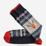 Accessory Reindeer Sweater XB6RX1010 Johnston & Murphy Men Pima Cotton Holiday-Themed Socks