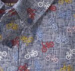 Apparel Bicycle XB6RX1400 Johnston & Murphy Boy Boys Short-Sleeve Printed Shirt - Image 2