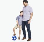 Apparel Bicycle XB6RX1400 Johnston & Murphy Boy Boys Short-Sleeve Printed Shirt - Image 5