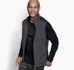 Apparel Black/Gray Heather XB6RX711 Johnston & Murphy Men XC4 Reversible Vest