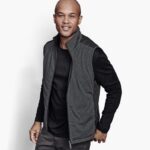 Apparel Black/Gray Heather XB6RX711 Johnston & Murphy Men XC4 Reversible Vest