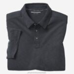 Apparel Black XB6RX417 Johnston & Murphy Men Vintage Slub Polo