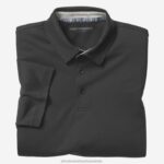 Apparel Black XB6RX500 Johnston & Murphy Men Liquid Cotton Polo
