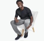 Apparel Black XB6RX648 Johnston & Murphy Men Essential Tee - Image 3