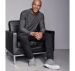 Apparel Black XB6RX692 Johnston & Murphy Men Melange Pullover - Image 2