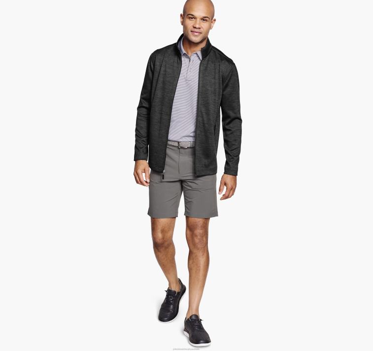 Apparel Black XB6RX763 Johnston & Murphy Men XC4 Performance Knit Full-Zip - Image 3