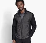 Apparel Black XB6RX816 Johnston & Murphy Men XC4 Performance Front-Quilted Jacket - Image 2
