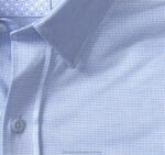 Apparel Blue Birdseye XB6RX524 Johnston & Murphy Men XC Flex Stretch Long-Sleeve Shirt - Image 2