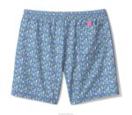 Apparel Blue Cocktail XB6RX456 Johnston & Murphy Men Swim Shorts - Image 2