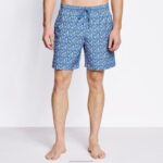 Apparel Blue Cocktail XB6RX456 Johnston & Murphy Men Swim Shorts