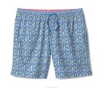 Apparel Blue Cocktail XB6RX456 Johnston & Murphy Men Swim Shorts - Image 3