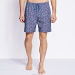 Apparel Blue Flamingo XB6RX488 Johnston & Murphy Men Swim Shorts