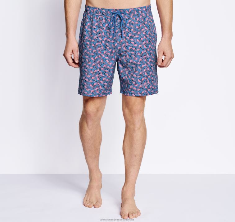 apparel_blue_flamingo_xb6rx488_johnston_murphy_men_swim_shorts.jpg Apparel Blue Flamingo XB6RX488 Johnston & Murphy Men Swim Shorts - Image 1