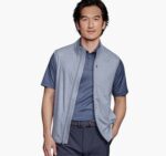 Apparel Blue Heather XB6RX753 Johnston & Murphy Men XC4 Performance Vest