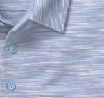 Apparel Blue/Lavender XB6RX392 Johnston & Murphy Men Space-Dyed Polo - Image 2
