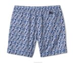 Apparel Blue Mouth Shark XB6RX548 Johnston & Murphy Men Swim Shorts - Image 2