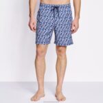 Apparel Blue Mouth Shark XB6RX548 Johnston & Murphy Men Swim Shorts