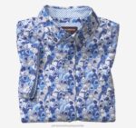 Apparel Blue Shark Mouth XB6RX1422 Johnston & Murphy Boy Boys Short-Sleeve Printed Shirt