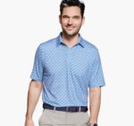 Apparel Blue Shark Print XB6RX666 Johnston & Murphy Men XC4 Performance Polo