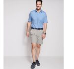 Apparel Blue Shark Print XB6RX666 Johnston & Murphy Men XC4 Performance Polo - Image 5